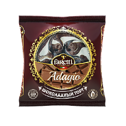 Торт бисквитный FARETTI Adagio Шоколадный 300гр/6шт
